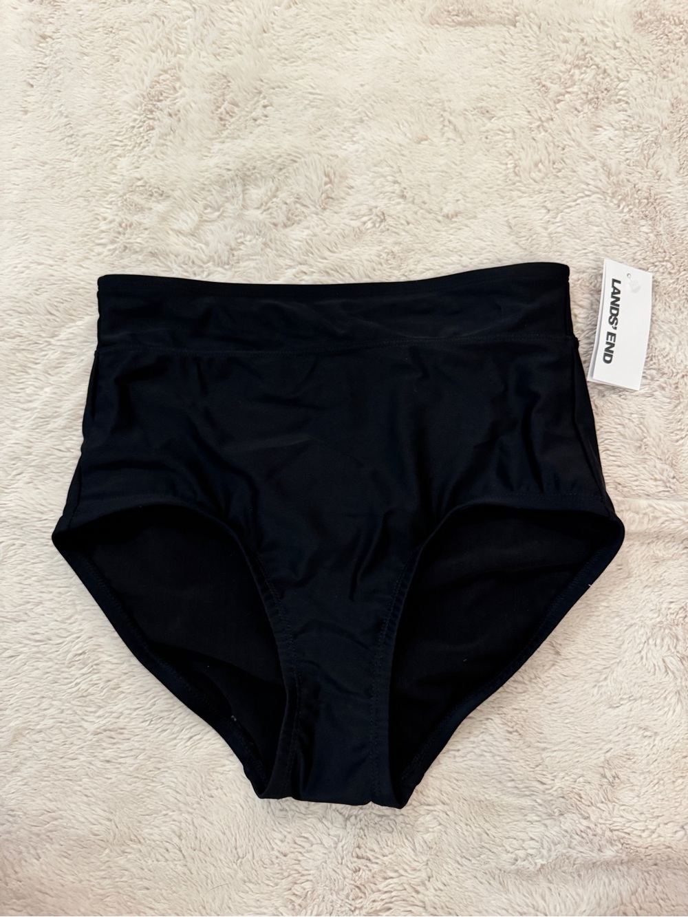 NWT Land’s End High Waisted Women’s Bikini Bottoms Size XS